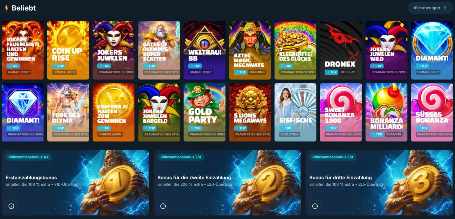 Spinozo Casino Startseite